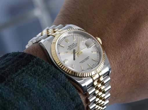Wholesale Replica Rolex Datejust 116233 Automatic Movement 36mm Gold/steel Case Mens/unisex Watch - Image 8