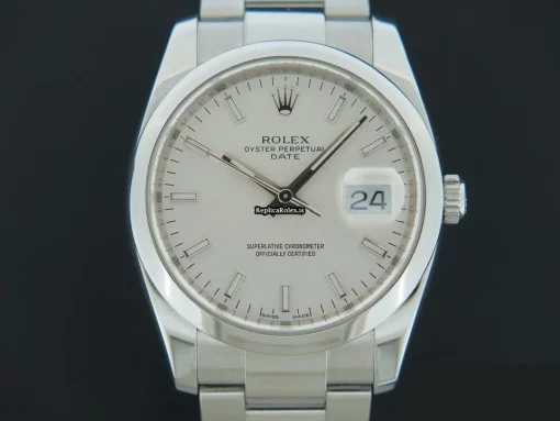 Suitable Replica Rolex Oyster Perpetual Date 115200 Automatic Movement 34mm Steel Case Mens/unisex Watch - Image 2