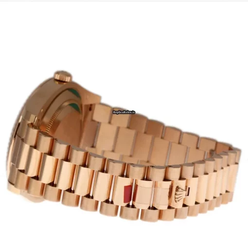 Unique Replica Rolex Day-date II 218235 Caliber 3156 Automatic Movement 41mm Rose Gold Case Mens/unisex Watch - Image 3