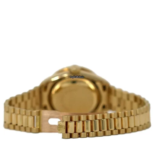 Fabulous Replica Rolex Lady-datejust 69178 Automatic Movement 26mm Yellow Gold Case Womens Watch - Image 4