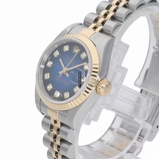Nice Copy Rolex Lady-datejust 79173g Caliber 2235 Automatic Movement 26mm Gold/steel Case Watch - Image 2
