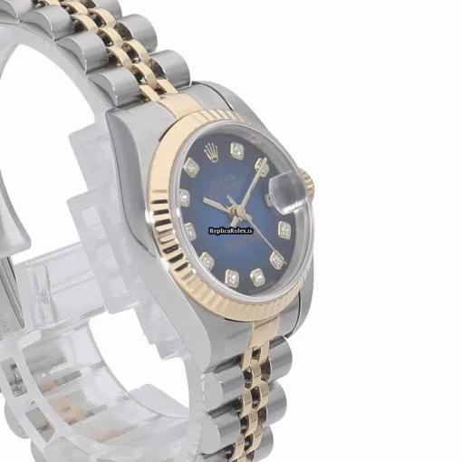 Nice Copy Rolex Lady-datejust 79173g Caliber 2235 Automatic Movement 26mm Gold/steel Case Watch - Image 3
