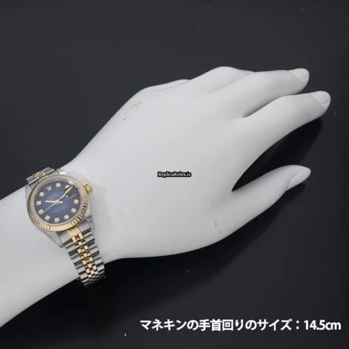 Nice Copy Rolex Lady-datejust 79173g Caliber 2235 Automatic Movement 26mm Gold/steel Case Watch - Image 7