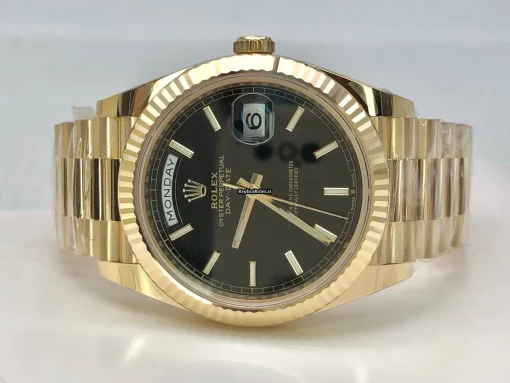 Incredible Replica Rolex Day-date 40 228238 Caliber 3255 Automatic Movement 40mm Yellow Gold Case Mens/unisex Watch - Image 11