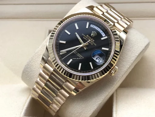 Incredible Replica Rolex Day-date 40 228238 Caliber 3255 Automatic Movement 40mm Yellow Gold Case Mens/unisex Watch - Image 6