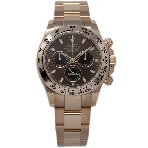 Neat Replica Rolex Daytona 116505 Automatic Movement 40mm Rose Gold Case Mens/unisex Watch - Image 2