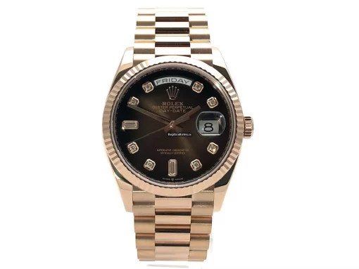Aaa Copy Rolex Day-date 36 128235 Caliber 3255 Automatic Movement 36mm Rose Gold Case Mens/unisex Watch