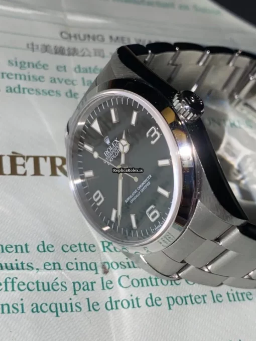 Marvellous Replica Rolex Explorer 14270 Caliber 3000 Automatic Movement 36x43mm Steel Case Mens/unisex Watch - Image 12