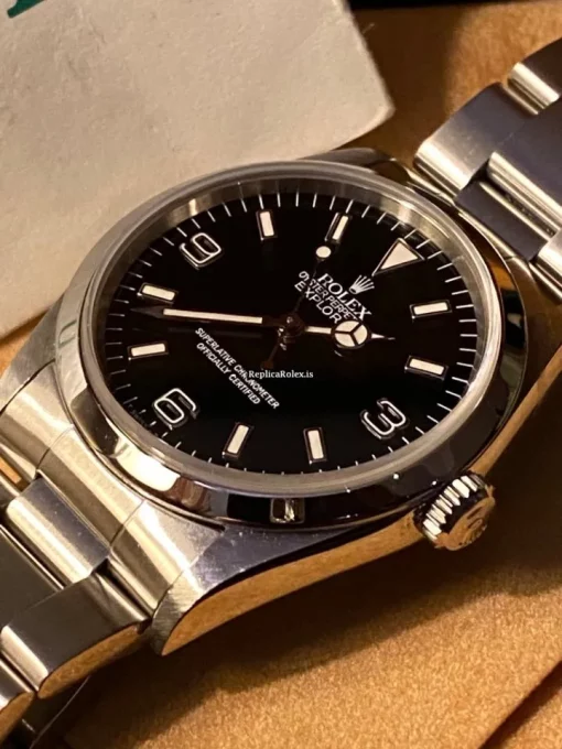 Marvellous Replica Rolex Explorer 14270 Caliber 3000 Automatic Movement 36x43mm Steel Case Mens/unisex Watch - Image 5