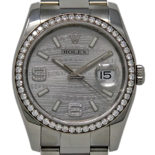 Beautiful Replica Rolex Datejust 116244 Caliber 3135 Automatic Movement 36mm Steel Case Womens Watch