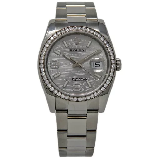 Beautiful Replica Rolex Datejust 116244 Caliber 3135 Automatic Movement 36mm Steel Case Womens Watch - Image 2