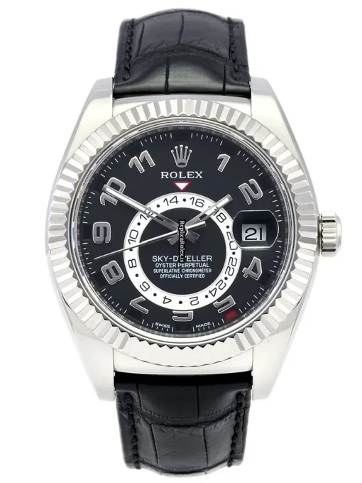 Design Replica Rolex Sky-dweller 326139 Caliber 9001 Automatic Movement 42mm White Gold Case Mens/unisex Watch