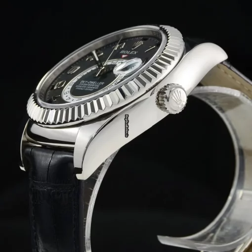 Design Replica Rolex Sky-dweller 326139 Caliber 9001 Automatic Movement 42mm White Gold Case Mens/unisex Watch - Image 11