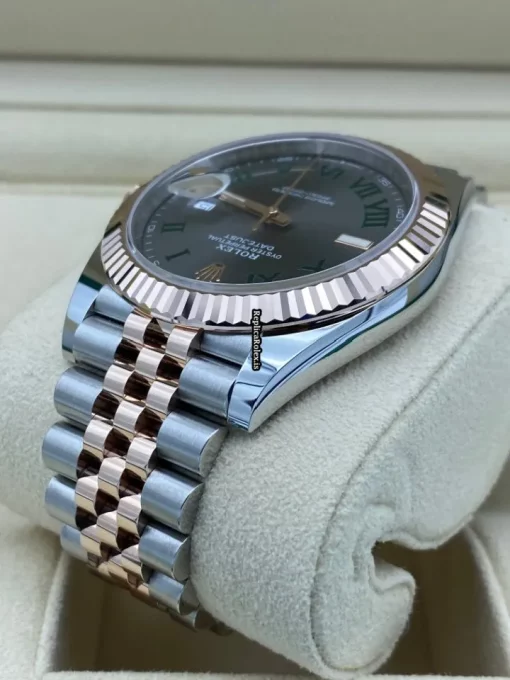 Well Made Fake Rolex Datejust II 126331 Caliber 3235 Automatic Movement 41mm Gold/steel Case Mens/unisex Watch - Image 3