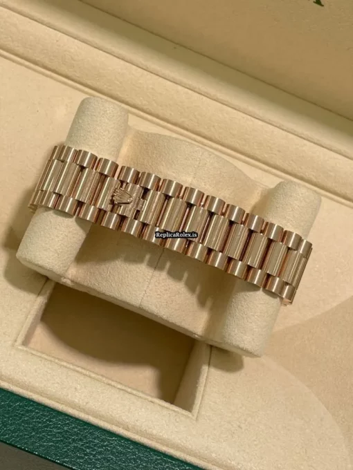 Inexpensive Replica Rolex Day-date 40 228345rbr Caliber 3255 Automatic Movement 40x48mm Rose Gold Case Mens/unisex Watch - Image 4