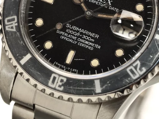 Stylish Fake Rolex Submariner Date 16800 Cosc Automatic Movement 40mm Steel Case Mens/unisex Watch - Image 2