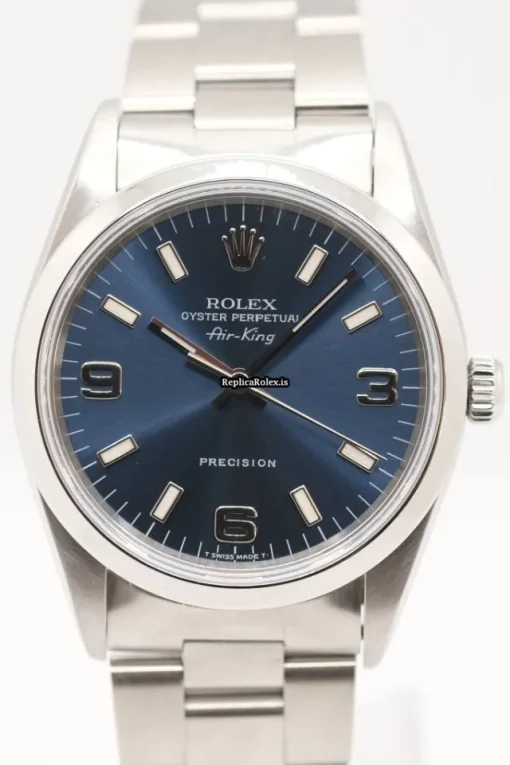 Marvellous Replica Rolex Air King Precision 14000 Caliber 3000 Automatic Movement 34mm Steel Case Mens/unisex Watch - Image 3