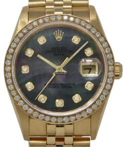 Marvellous Fake Rolex Oyster Perpetual Date 15238 Automatic Movement 34mm Yellow Gold Case Mens/unisex Watch