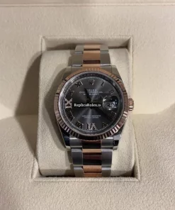 Lovely Replica Rolex Datejust 126231 Automatic Movement 36mm Gold/steel Case Mens/unisex Watch