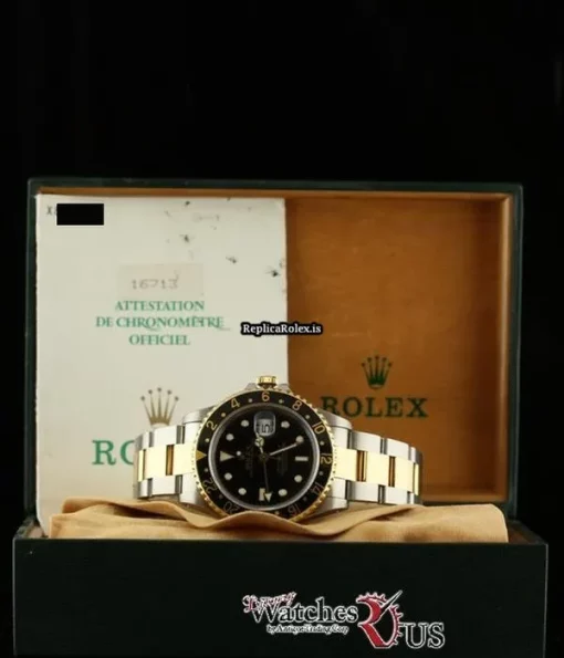 Top Replica Rolex Gmt-master II 16713 Automatic Movement 40mm Steel Case Mens/unisex Watch - Image 5