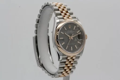 Perfect Replica Rolex Datejust 126201 Caliber 3235 Automatic Movement 36mm Gold/steel Case Mens/unisex Watch - Image 8