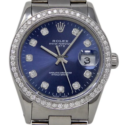 Excellent Imitation Rolex Oyster Perpetual Date 15000 Automatic Movement 34mm Steel Case Womens Watch