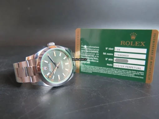 Awesome Replica Rolex Milgauss 116400gv Automatic Movement 40mm Steel Case Mens/unisex Watch - Image 4
