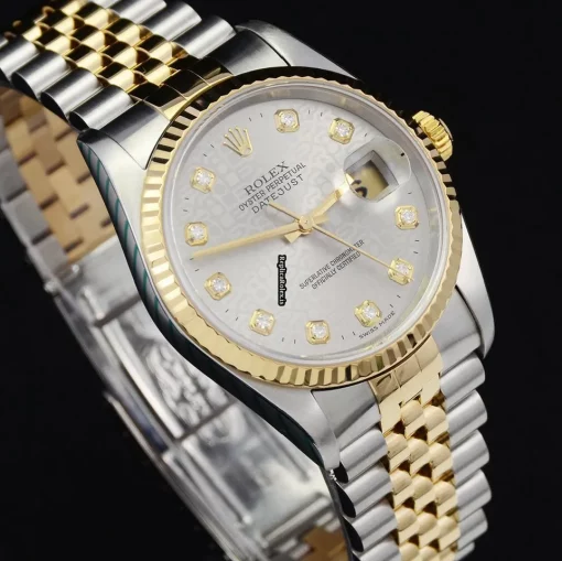 Lovely Knockoff Rolex Datejust 16233 Caliber 3135 Automatic Movement 36mm Steel Case Mens/unisex Watch - Image 10