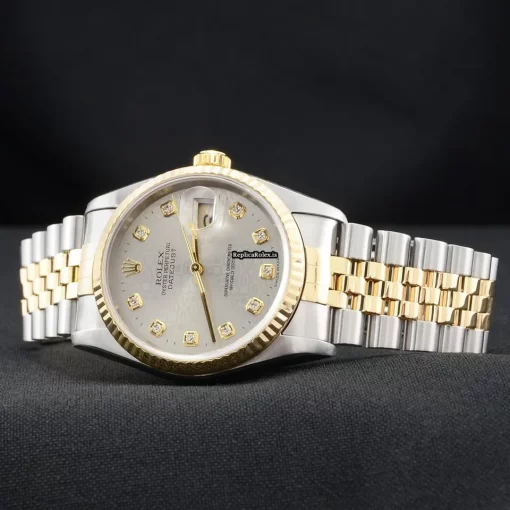 Lovely Knockoff Rolex Datejust 16233 Caliber 3135 Automatic Movement 36mm Steel Case Mens/unisex Watch - Image 3