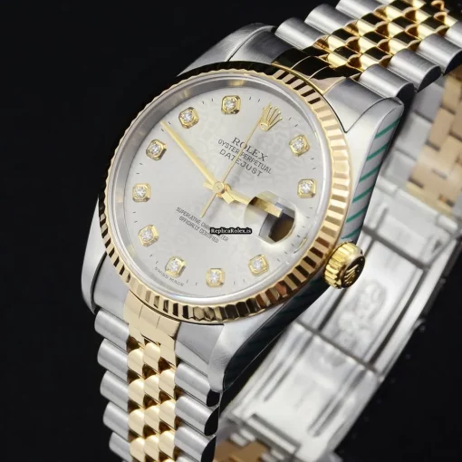 Lovely Knockoff Rolex Datejust 16233 Caliber 3135 Automatic Movement 36mm Steel Case Mens/unisex Watch - Image 9