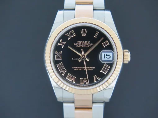 Beautiful Fake Rolex Lady-datejust 178271 Automatic Movement 31mm Gold/steel Case Mens/unisex Watch - Image 2
