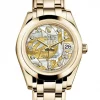 Unique Replica Rolex Pearlmaster 81208 Caliber 2235 Automatic Movement 34mm Yellow Gold Case Womens Watch