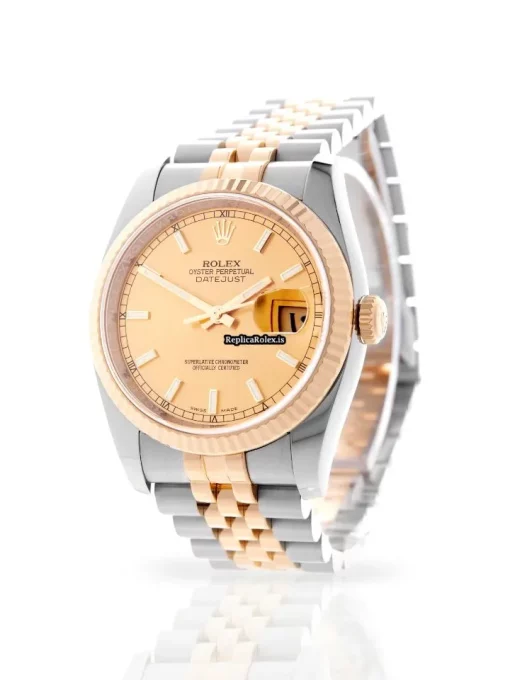 Fabulous Replica Rolex Datejust 116233 Caliber 3135 Automatic Movement 36mm Gold/steel Case Mens/unisex Watch