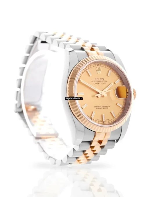 Fabulous Replica Rolex Datejust 116233 Caliber 3135 Automatic Movement 36mm Gold/steel Case Mens/unisex Watch - Image 3