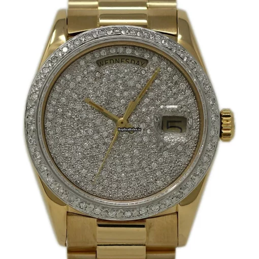 Appealing Replica Rolex Day-date 36 18038 Automatic Movement 36mm Yellow Gold Case Mens/unisex Watch