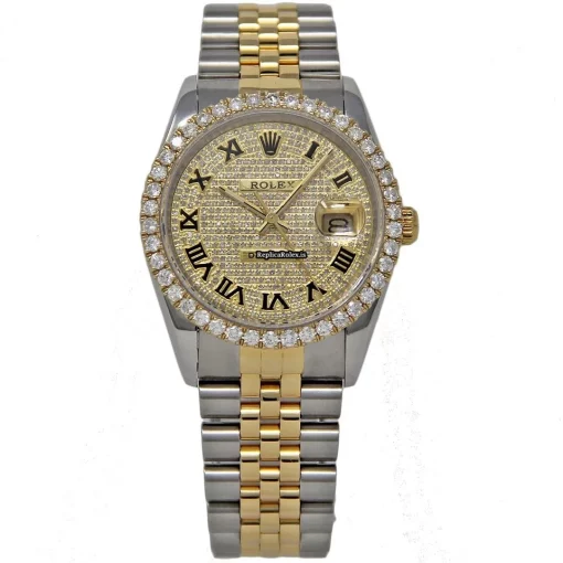 Lovely Knockoff Rolex Datejust 16233 Automatic Movement 36mm Steel Case Mens/unisex Watch - Image 2