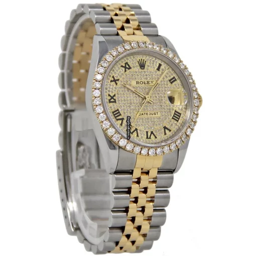 Lovely Knockoff Rolex Datejust 16233 Automatic Movement 36mm Steel Case Mens/unisex Watch - Image 4