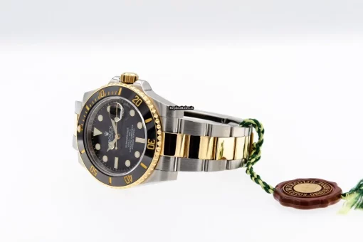 Trustworthy Replica Rolex Submariner Date 116613ln Caliber 3135 Automatic Movement 40mm Gold/steel Case Mens/unisex Watch - Image 5