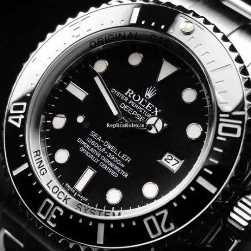 Aaa Imitation Rolex Sea-dweller Deepsea 116660 Automatic Movement 44mm Steel Case Mens/unisex Watch - Image 11