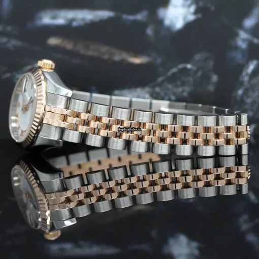 1:1 Knockoff Rolex Lady-datejust 179171 Caliber 2235 Automatic Movement 26mm Rose Gold Case Womens Watch - Image 10