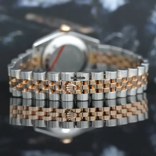 1:1 Knockoff Rolex Lady-datejust 179171 Caliber 2235 Automatic Movement 26mm Rose Gold Case Womens Watch - Image 12