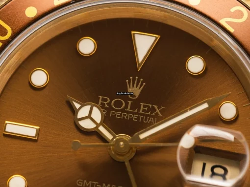 Design Copies Rolex Gmt-master II 16718 Cosc Automatic Movement 40mm Yellow Gold Case Mens/unisex Watch