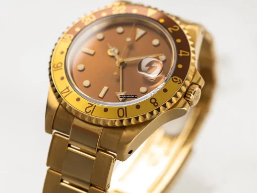 Design Copies Rolex Gmt-master II 16718 Cosc Automatic Movement 40mm Yellow Gold Case Mens/unisex Watch - Image 3