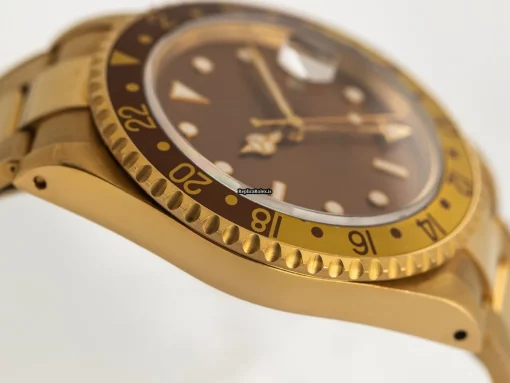 Design Copies Rolex Gmt-master II 16718 Cosc Automatic Movement 40mm Yellow Gold Case Mens/unisex Watch - Image 4
