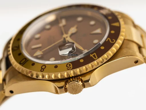 Design Copies Rolex Gmt-master II 16718 Cosc Automatic Movement 40mm Yellow Gold Case Mens/unisex Watch - Image 5