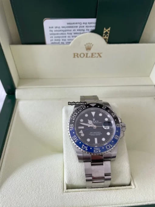 Incredible Replica Rolex Gmt-master II 116710blnr Caliber 3285 Automatic Movement 40mm Steel Case Mens/unisex Watch - Image 4