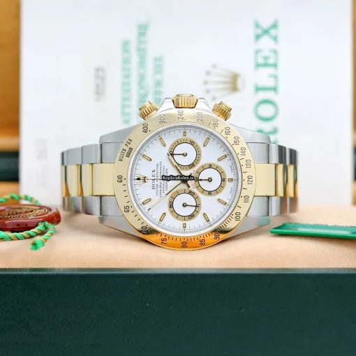 Swiss Fake Rolex Daytona 16523 Caliber 4030 Automatic Movement 40mm Steel Case Mens/unisex Watch
