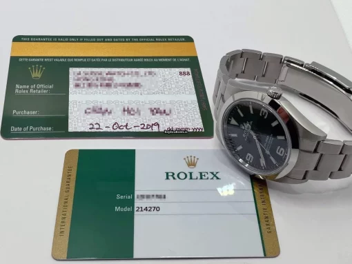 High Quality Replica Rolex Explorer 214270 Caliber 3132 Automatic Movement 39mm Steel Case Mens/unisex Watch - Image 8