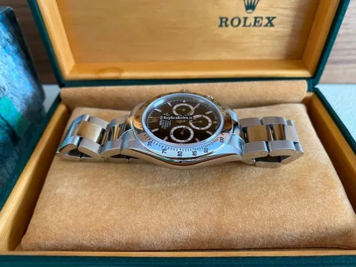 Incredible Replica Rolex Daytona 16520 Zenith El Primero Caliber 4030 Automatic Movement 40mm Steel Case Mens/unisex Watch - Image 10