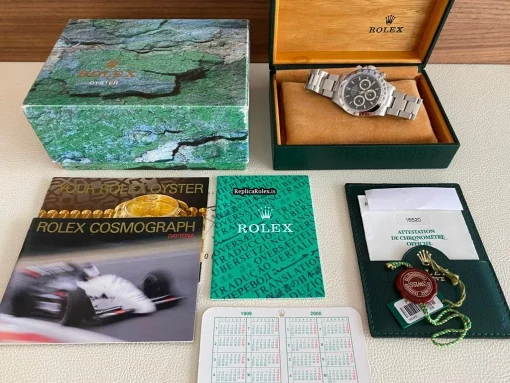Incredible Replica Rolex Daytona 16520 Zenith El Primero Caliber 4030 Automatic Movement 40mm Steel Case Mens/unisex Watch - Image 3